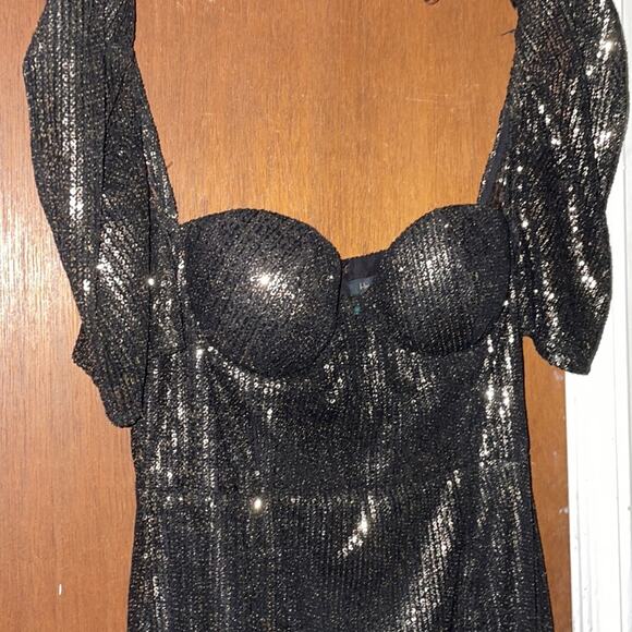 House of Harlow Floriana maxi dress black - Picture 3 of 8